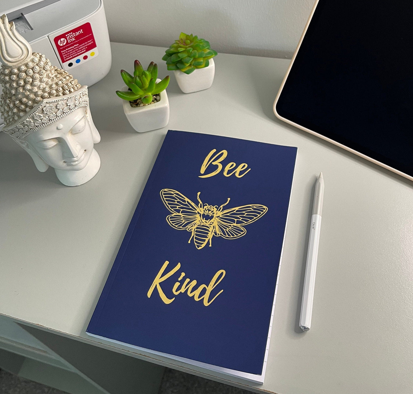 Bee Kind quoted Journal/Notebook/ Bee design