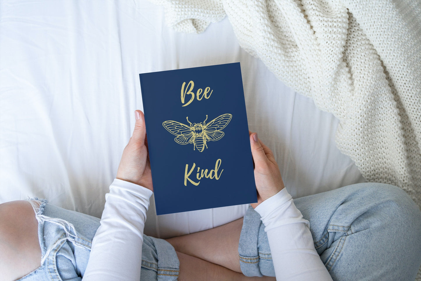 Bee Kind quoted Journal/Notebook/ Bee design