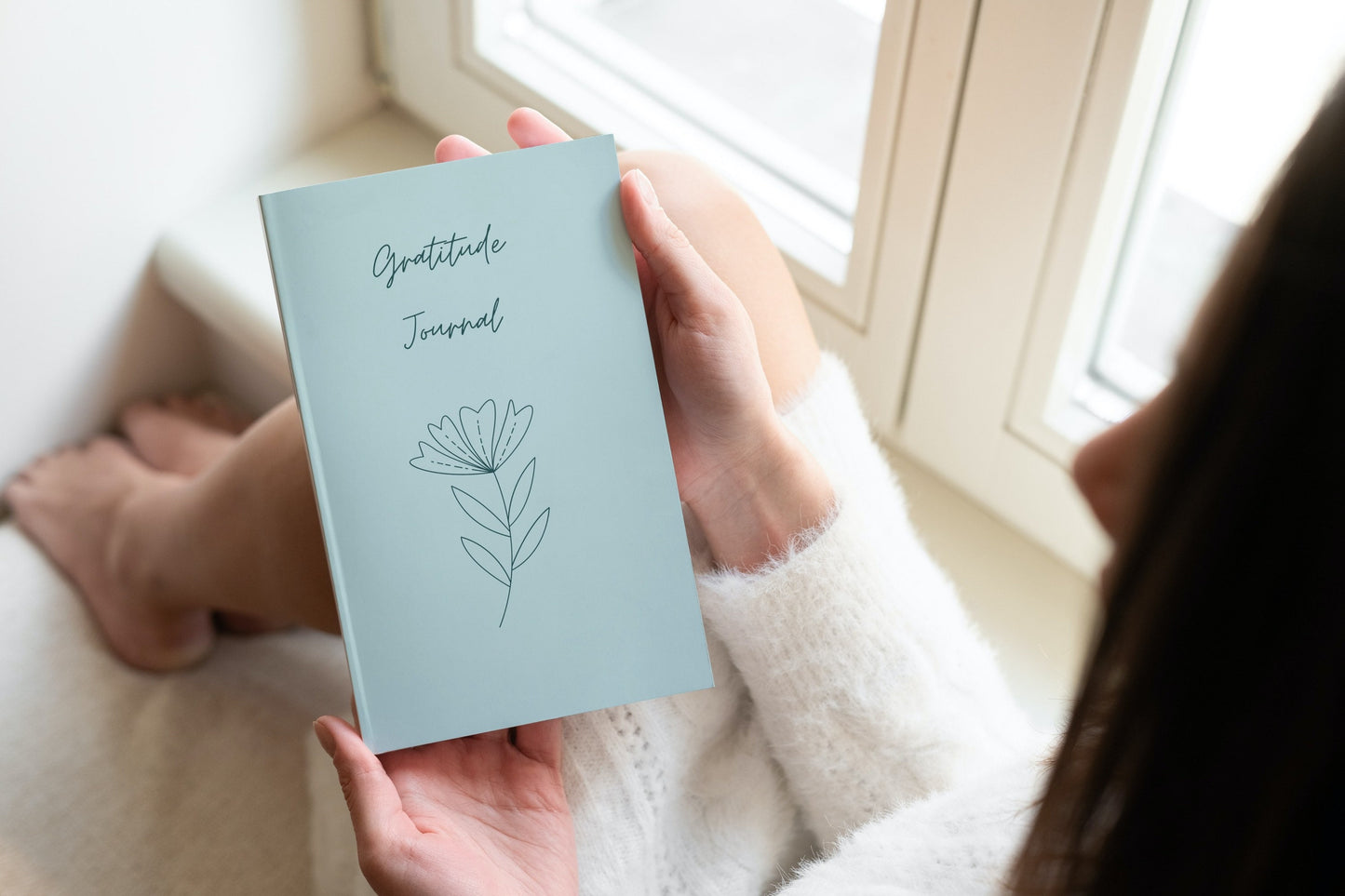 Gratitude Journal/ Gratitude Journal with prompts/ Daily Gratitude Journal/ Self Care/ Wellness Journal/ Notebook/ Present.