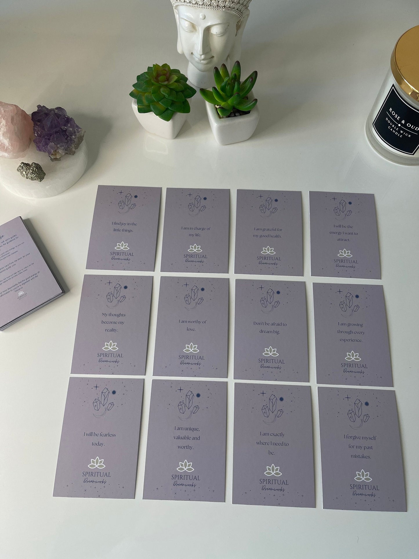 Affirmation Cards/ Daily Affirmations/ Manifestation Cards/ Mindfulness Cards/ Self Care Gift/ Daily Positivity/ Daily Positivity Cards.