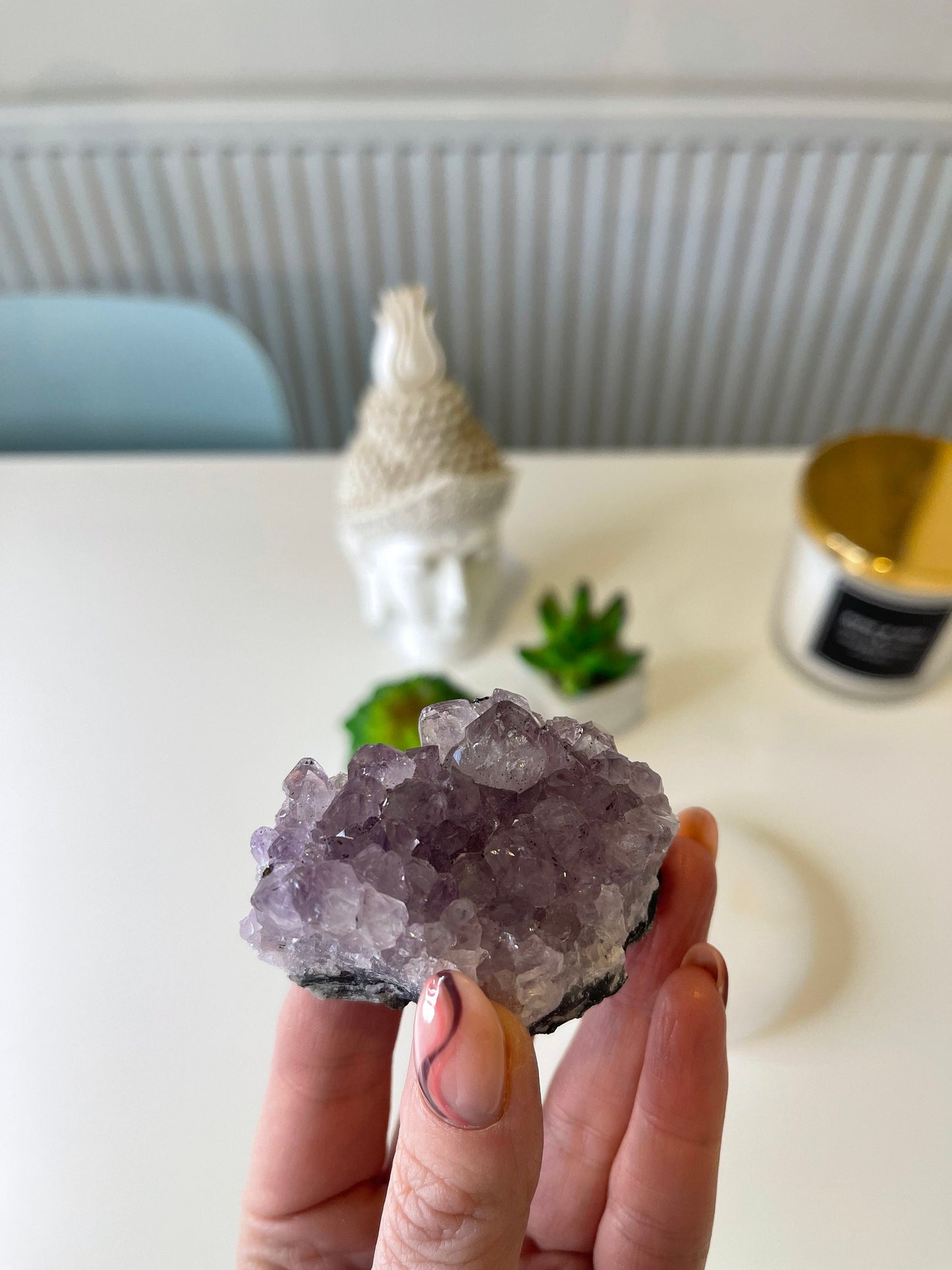 Amethyst Cluster/ Raw Amethyst Cluster/ Rough Amethyst Cluster/ Raw Amethyst/ Healing Crystal/ Crystals UK/ Amethyst Druzy/ Natural Amethyst