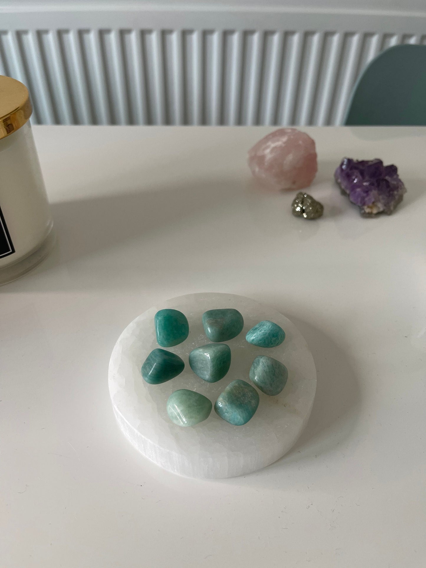 Amazonite Tumblestone/ Amazonite Gemstone/ Polished Amazonite/ Healing Crystals/ Chakra Healing/ Energy Healing/ Tumbled Amazonite/ Crystals