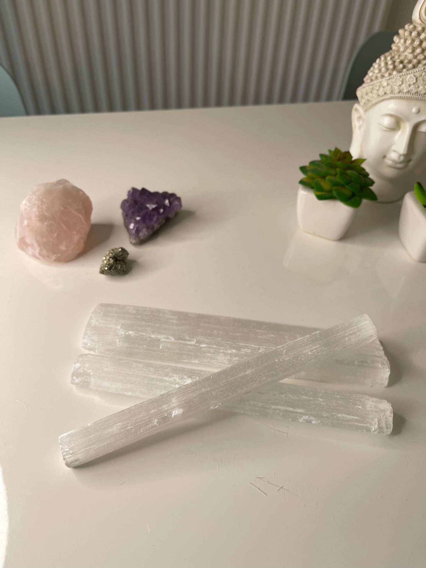 Selenite Sticks/ Raw Selenite Sticks/ Rough Selenite Sticks/ Healing Crystals/ Crystals UK