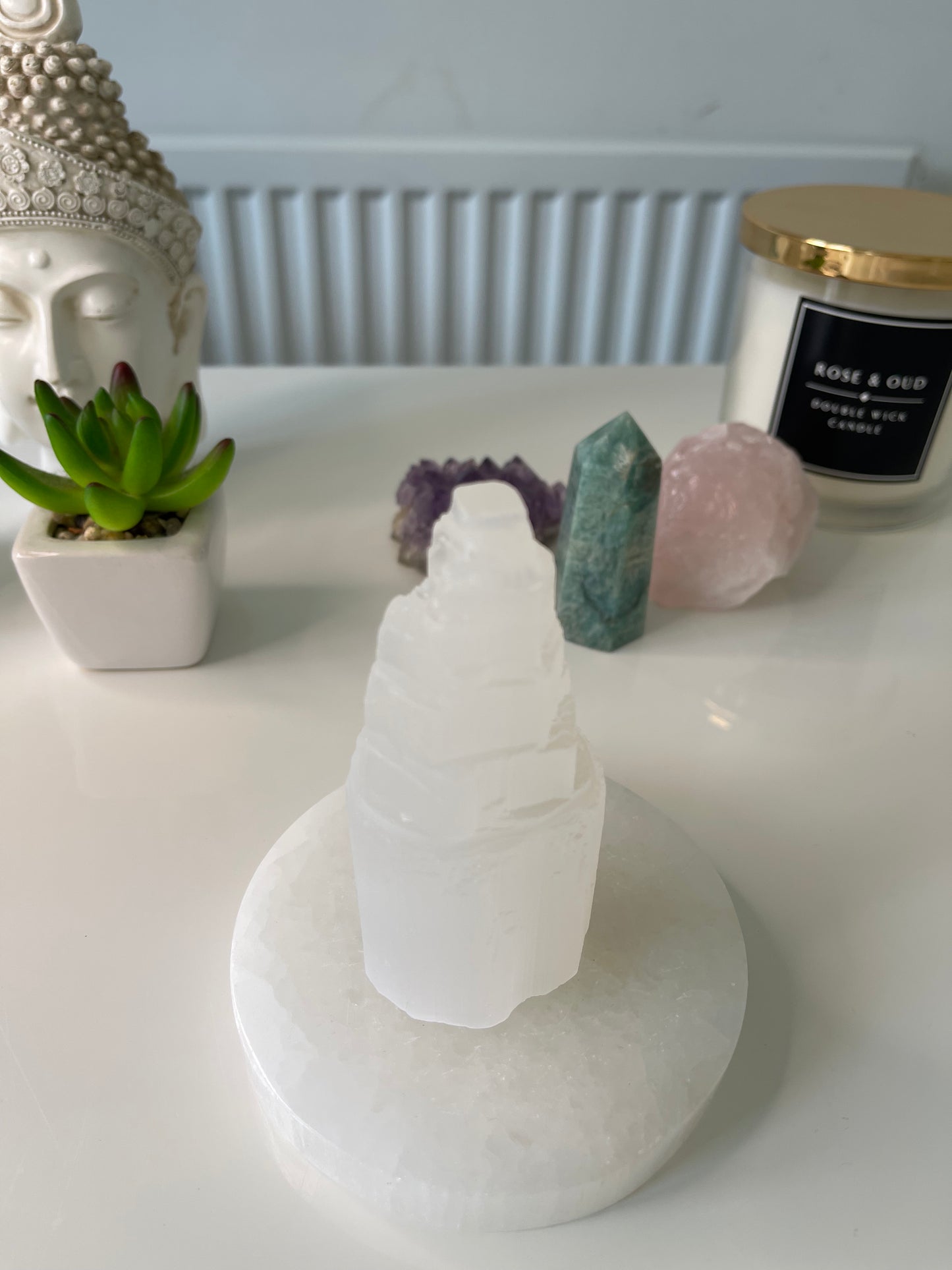 Selenite Small Tower/ Selenite Mountain Small/ Crystals U.K.